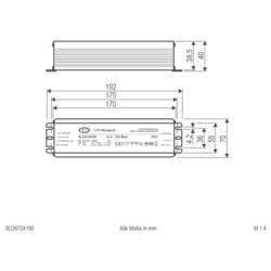 EVN SLD6724100 napájecí zdroj pro LED konstantní napětí 100 W 24 V/DC stmívatelný 1 ks