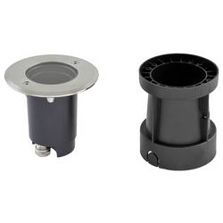EVN 679235 679235 podlahové svítidlo GU10 vysokonapěťová halogenová lampa nerezová ocel