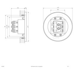 EVN LR01802 LR01802 LED vestavné nástěnné svítidlo, LED, pevně vestavěné LED, 1.8 W, nerezová ocel