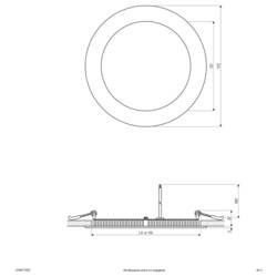 EVN LPRW173502 LPRW173502 LED panel vestavný 15 W teplá bílá bílá