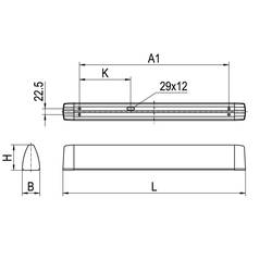 RIDI 422193 422193 LED stropní svítidlo LED pevně vestavěné LED 13 W bílá