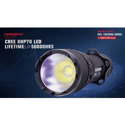 Powertac WAR-G4 FLW WARG4FLW LED kapesní svítilna napájeno akumulátorem 4200 lm 152 g