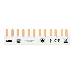 ABB 2CDL210180R1012 Fázová lišta FlexLine 1P+N, 12 pinů, 6 TE PSX1/12N Phase busbar šedá 10 mm² 63 A 1 ks
