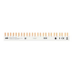 ABB 2CDL210180R1024 Fázová lišta 1P+N, 24 pinů, 10qmm PSX1/ 24N Phase busbar šedá 10 mm² 63 A 1 ks