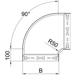 OBO Bettermann 6041142 ohyb (š x v) 600 mm x 60 mm 1 ks kov