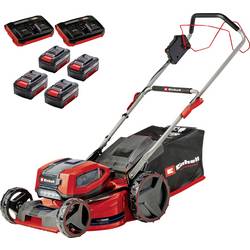 Einhell Professional Power X-Change GP-CM 36/47 S Li BL (4x4,0Ah) akumulátor Akumulátorová sekačka vč. 2. Nabíječka Twincharger, Vč. 4 akumulátorů 4.0 Ah šířka