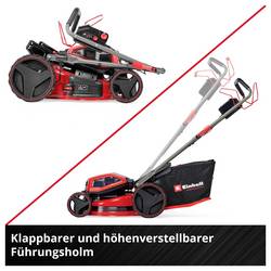 Einhell Professional Power X-Change GP-CM 36/47 S Li BL (4x4,0Ah) akumulátor Akumulátorová sekačka vč. 2. Nabíječka Twincharger, Vč. 4 akumulátorů 4.0 Ah šířka