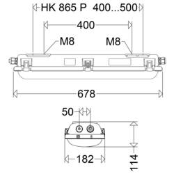Schuch nD866F 06L22 LED světlo do vlhkých prostor LED 15 W bílá