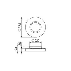 RIDI SPI0000076 SPI0000076 LED stropní svítidlo LED Světelný zdroj není zaměnitelný 35 W