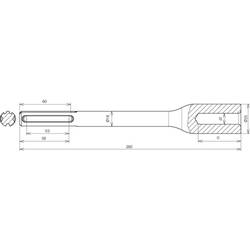 DEHN 620030 HE TE 20 SDS MAX VH STBLANK Vložka kladiva