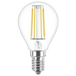 Philips 34730400 žárovka Energetická třída (EEK2021) F (A - G) E14 klasická žárovka 4.3 W = 40 W teplá bílá (Ø x v) 45 mm x 82 mm vlákno 1 ks
