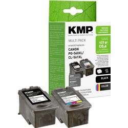 KMP Ink náhradní Canon PG-560 XL, CL-561 XL kompatibilní kombinované balení černá, barva C136V 1581,4005