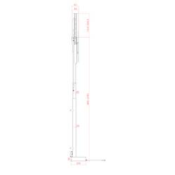 My Wall TV držák na zeď 109,2 cm (43) - 218,4 cm (86”) ovládaný aplikací, motorizovaný