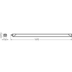 Trilux Deveo Fit #7541040 LED světlo do vlhkých prostor LED 51 W bílá šedá