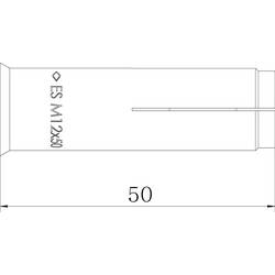 OBO Bettermann 3492026 ES M 12x50 zatloukací kotva 50 mm 50 ks