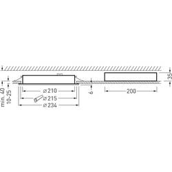 Trilux 6455140 Inplana C07 #6455140 LED vestavné svítidlo, LED, žádná, 16 W, bílá