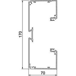 OBO Bettermann 6133262 Spodní díl (d x š) 2000 mm x 170 mm 1 ks