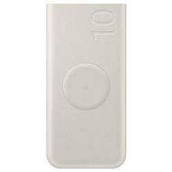 Samsung EB-U2510XUEGEU powerbanka Li-Ion, 5000 mAh, Bezdrátové nabíjení Qi, USB-C®, béžová, Indikátor stavu