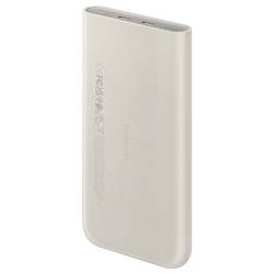 Samsung EB-U2510XUEGEU powerbanka Li-Ion, 5000 mAh, Bezdrátové nabíjení Qi, USB-C®, béžová, Indikátor stavu