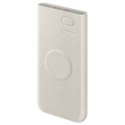Samsung EB-U2510XUEGEU powerbanka Li-Ion, 5000 mAh, Bezdrátové nabíjení Qi, USB-C®, béžová, Indikátor stavu