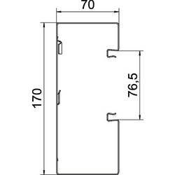 OBO Bettermann 6277800 instalační lišta (d x š) 2000 mm x 170 mm 1 ks čistě bílá