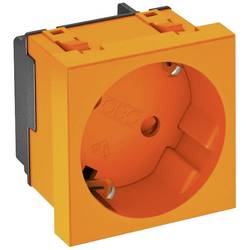OBO Bettermann 6120075 přístrojová vložka jednonásobná zásuvka (š x v x h) 45 x 45 x 42 mm 1 ks oranžová