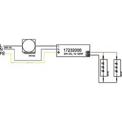 Brumberg 17232000 napájecí zdroj pro LED Energetická třída (EEK2021) G (A - G) konstantní napětí 120 W 24 V stmívatelný 1 ks