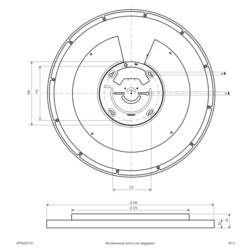 EVN AP54500125 AP54500125 LED stropní svítidlo LED pevně vestavěné LED 50 W bílá