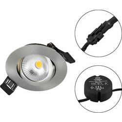 EVN S061302 S061302 LED vestavné svítidlo, LED, pevně vestavěné LED, 6 W, nerezová ocel
