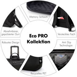 Dicota brašna na notebooky Eco Top Traveller PRO Max. velikost: 35,8 cm (14,1) černá
