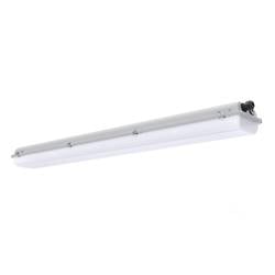 Pracht 5281124-GECKO L 1 LED světlo do vlhkých prostor LED pevně vestavěné LED 52 W bílá šedá