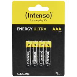Intenso 7501414 mikrotužková baterie AAA alkalicko-manganová 1250 mAh 1.5 V 4 ks