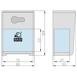 Basi 2101-0010 SSPZ 110 trezor na klíč
