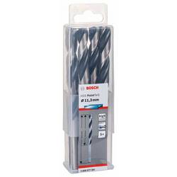 Bosch Accessories 2608577281 2608577281 HSS kovový spirálový vrták 11.3 mm Celková délka 142 mm legováno DIN 338 válcová stopka 5 ks