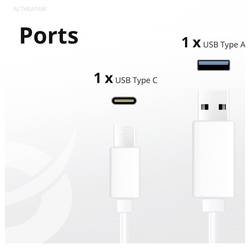 Conceptronic ALTHEA16W 2-Port 33W GaN USB PD Charger USB nabíječka, USB A, USB-C®, 33 W, bílá