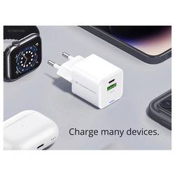 Conceptronic ALTHEA16W 2-Port 33W GaN USB PD Charger USB nabíječka, USB A, USB-C®, 33 W, bílá