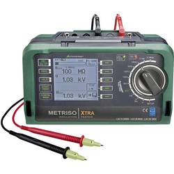 Gossen Metrawatt Metriso XTRA tester izolací Kalibrováno dle (DAkkS), 50 V, 100 V, 250 V, 500 V, 1000 V, 1 TΩ