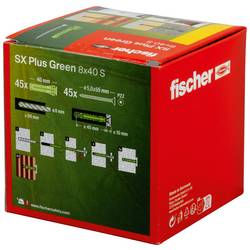 Fischer 567814 SX Plus Green rozpěrná hmoždinka 40 mm 8 mm 45 ks