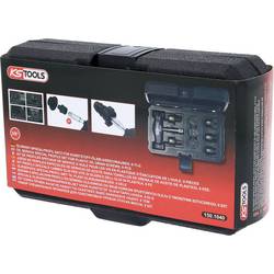 KS Tools 150.1040 Sada 3/8 speciálních profilů pro plastové šrouby a výpustné oleje, 9 ks