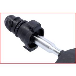KS Tools 150.1040 Sada 3/8 speciálních profilů pro plastové šrouby a výpustné oleje, 9 ks