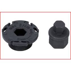 KS Tools 150.1040 Sada 3/8 speciálních profilů pro plastové šrouby a výpustné oleje, 9 ks