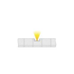 Deko Light 970027 AU-01-10 U profil hliník (d x š x v) 2000 x 16 x 7 mm 2 m