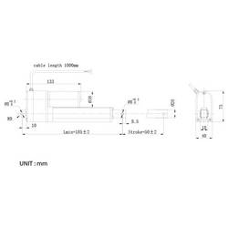 TRU COMPONENTS lineární servomotor TC24-50-1000 POT TC-14973276 délka 50 mm Posuvná síla 1000 N 24 V/DC 1 ks