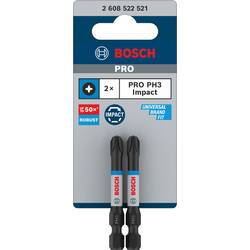 Bosch Accessories 2608522521 2608522521 křížový bit Pohon (šroubovák): 1/4 (6,3 mm) Typ zakončení: křížový PH PH 3
