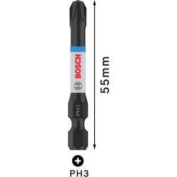 Bosch Accessories 2608522521 2608522521 křížový bit Pohon (šroubovák): 1/4 (6,3 mm) Typ zakončení: křížový PH PH 3