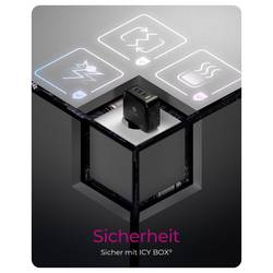 ICY BOX GaN Wandladegerät Adaptér USB-C, GaN, USB-C® zástrčka, 100 W, Power Delivery 3.0, černá
