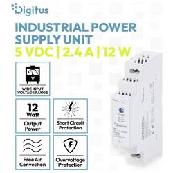 Digitus DN-PWR-SST-125 síťový zdroj na DIN lištu 5 V/DC 2.4 A 12 W Obsah 1 ks