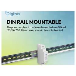 Digitus DN-PWR-SST-125 síťový zdroj na DIN lištu 5 V/DC 2.4 A 12 W Obsah 1 ks