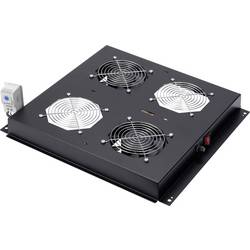 Digitus DN-19 FAN-2-B-N 19 palec 2 x větrák pro datové skříně 1 U pevná vestavba, s vypínačem Vhodné pro hloubku skříně: od 600 mm černá (RAL 9005)