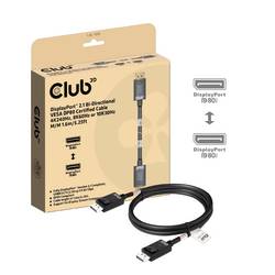 club3D DisplayPort kabel Konektor DisplayPort 1.6 m černá CAC-1092 Kabel DisplayPort